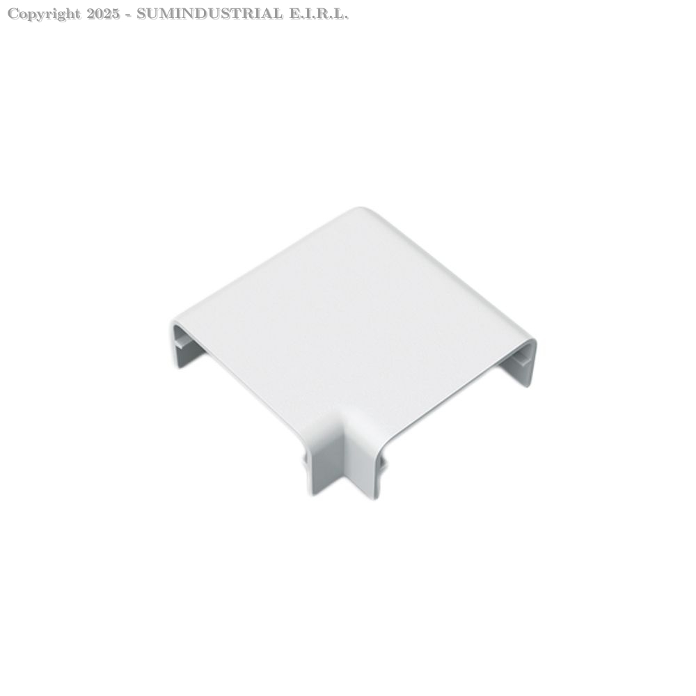 ANGULO PLANO 90°C P/CANALETA 20X10MM HELLERMANN AR2013