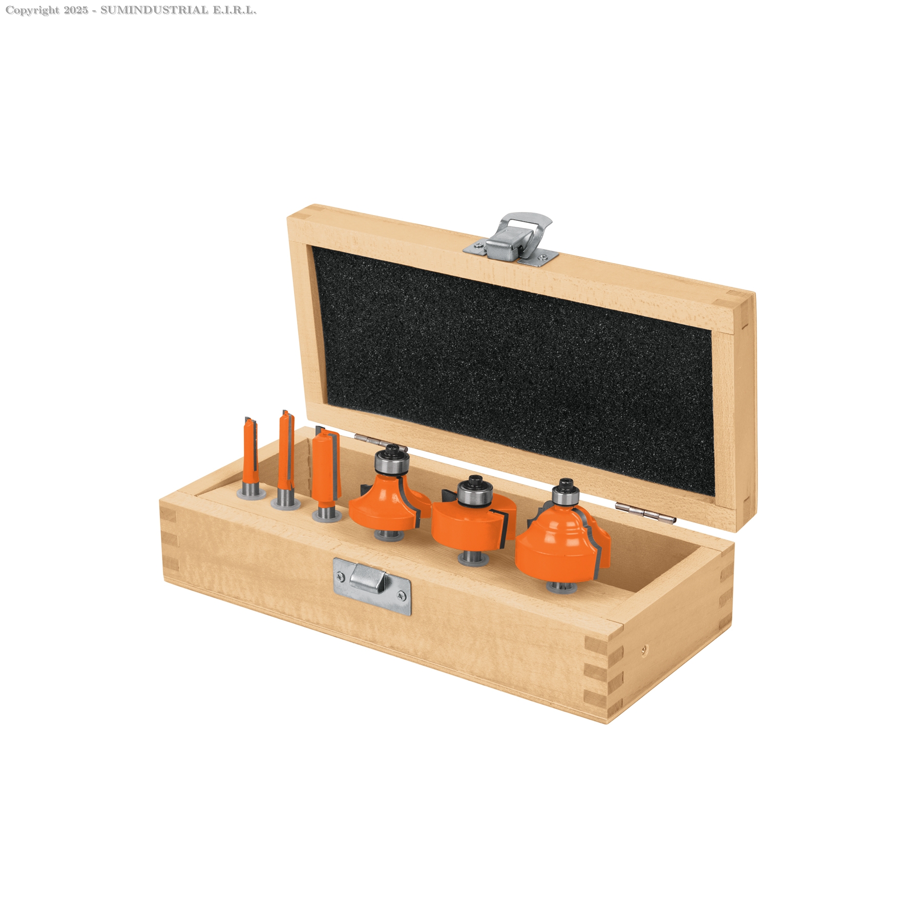 JUEGO DE 6 BROCAS PARA ROUTER, TRUPER 11359