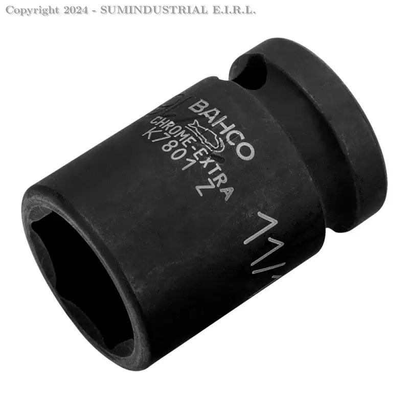 DADO IMPACTO 1.5/16´´ HEX ENC 1/2 - BAHCO K7801Z-1.5/16