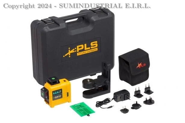 NIVEL LÁSER VERDE DE TRES PLANOS FLUKE PLS 3X360G KIT