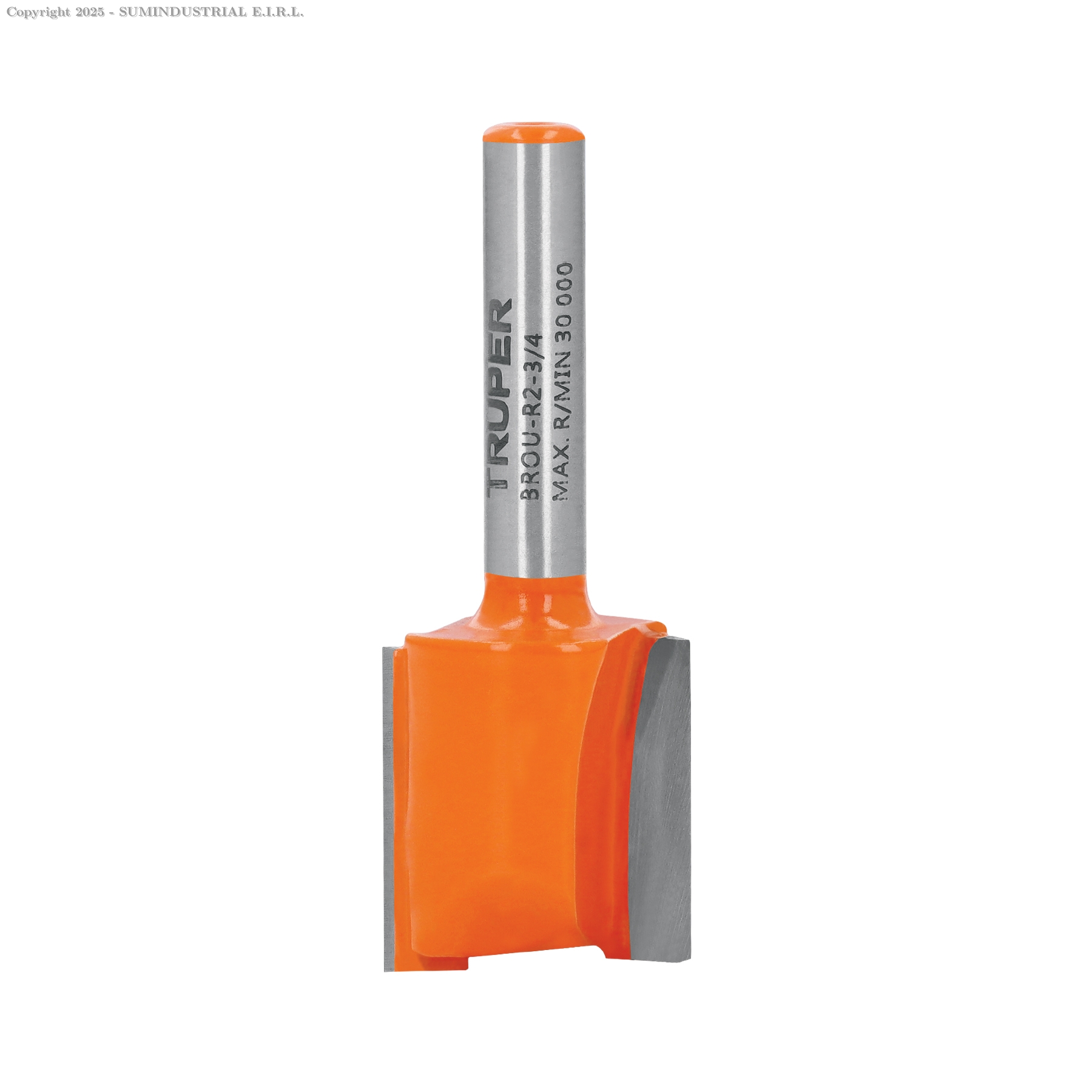 BROCA PARA ROUTER, RECTA 2 FILOS, TRUPER 11459