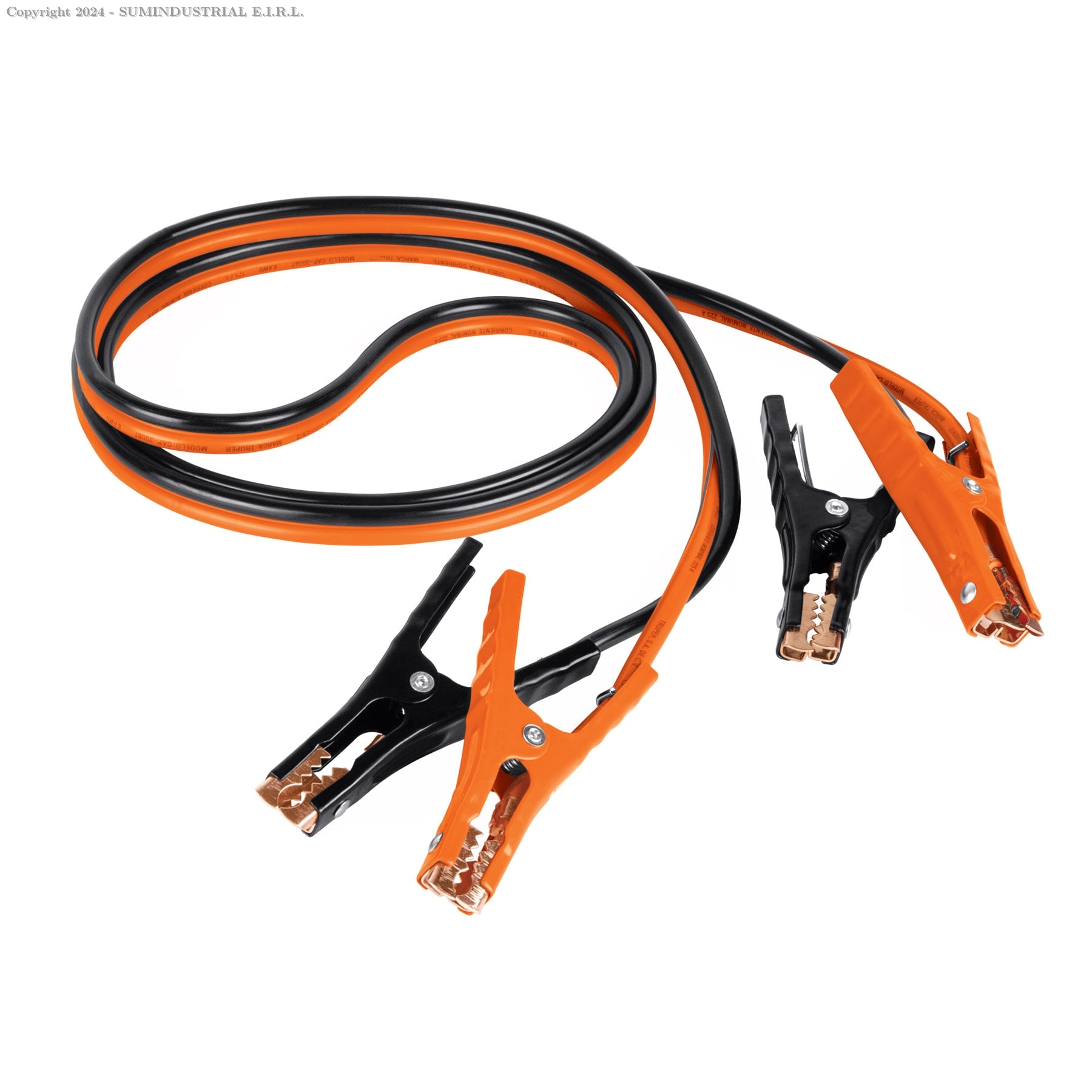 CABLES PASA CORRIENTE 3M, 225A, 8AWG, CON FUNDA, CAP-3008T TRUPER 17543