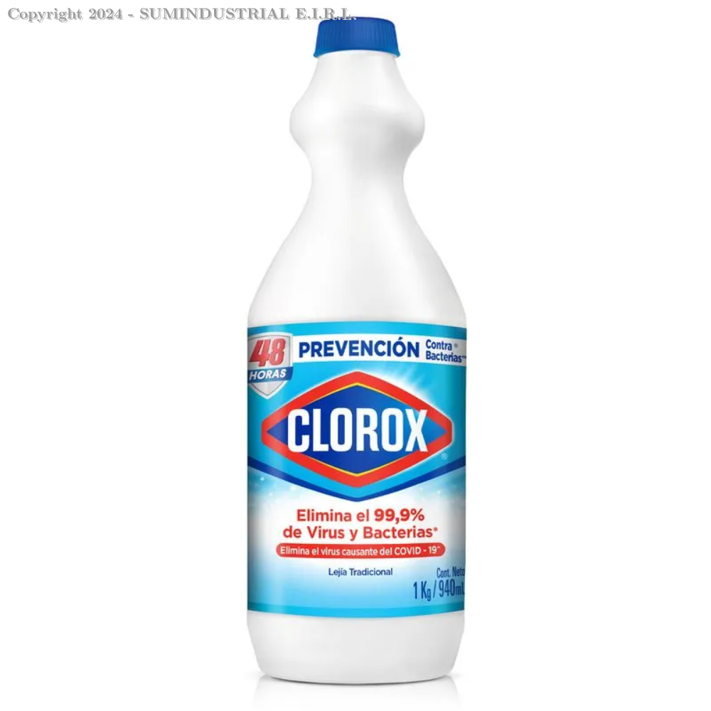 LEJÍA CLOROX TRADICIONAL 1KG