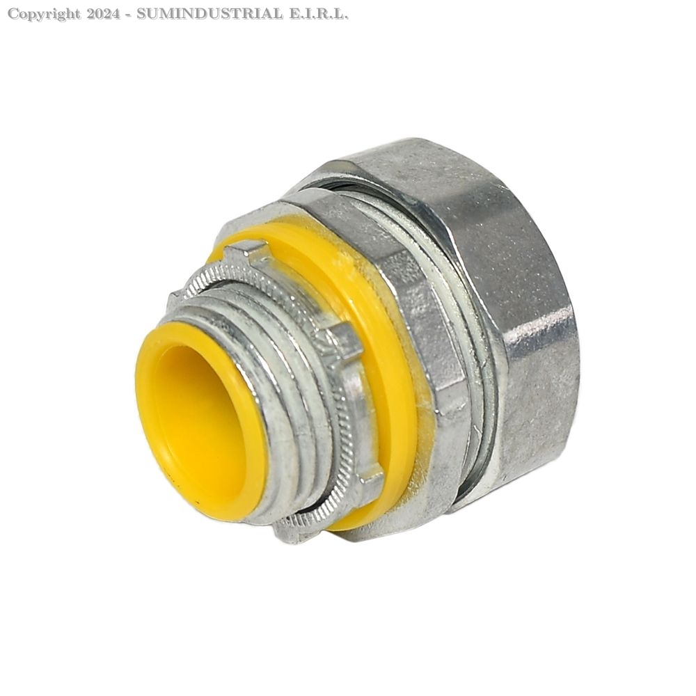 CONECTOR RECTO HERMETICO LIQUID TIGHT ZDC 1/2.UL, MOD ANK-4112, E.F.