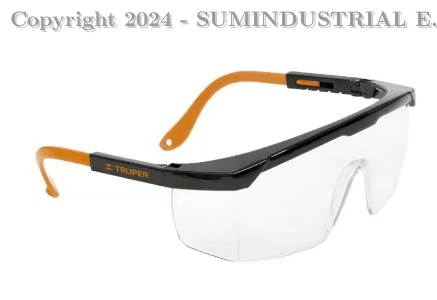 LENTES DE  SEGURIDAD TRANSPARENTES CLASSIC TRUPER 14284