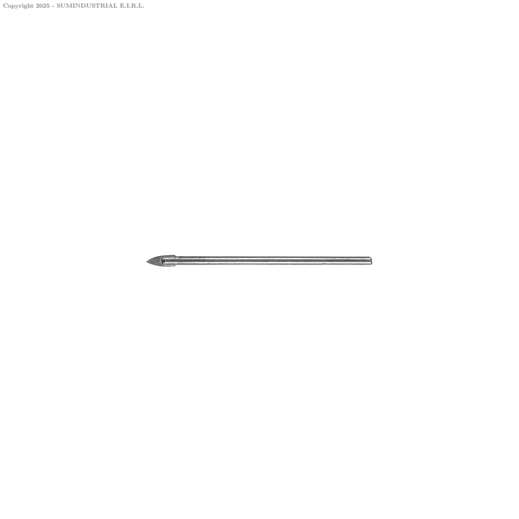 BROCA PARA VIDRIO Y AZULEJO DE 1/8