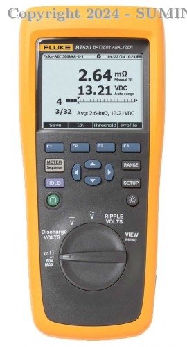 ANALIZADORES DE BATERÍAS DE LA SERIE 500 DE FLUKE-BT520