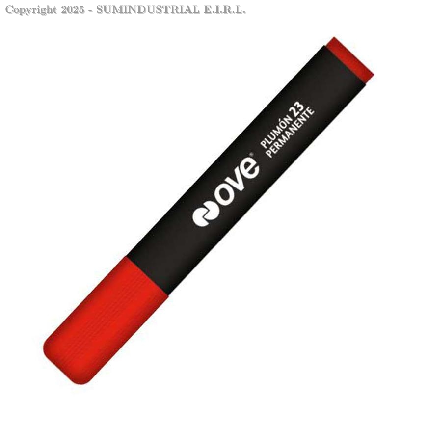 PLUMON OVE 23 ROJO  013725